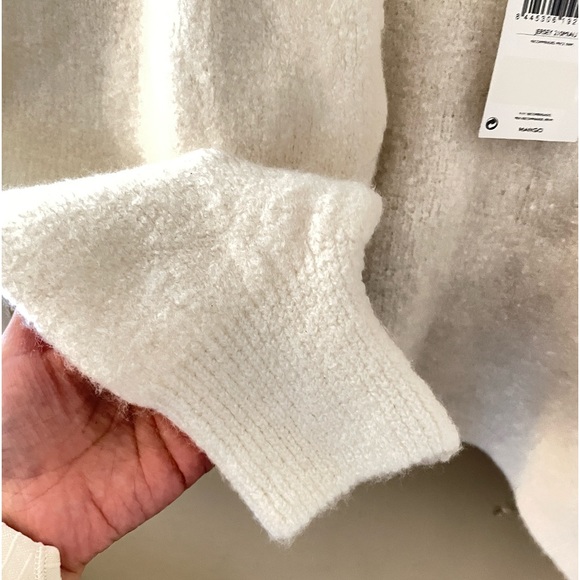 NWT MANGO Puffed Sleeves Sweater Small - Picture 4 of 4